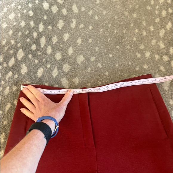 Celine Burgundy Phoebe Philo wool jersey culottes sz 40 - Picture 11 of 14